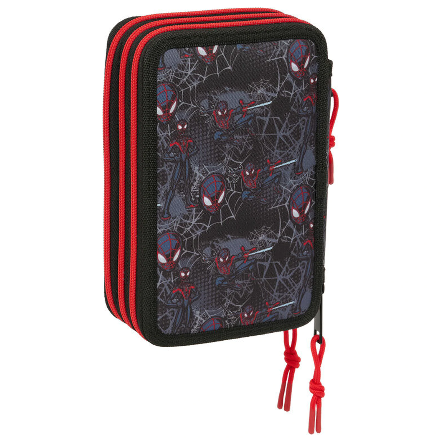 Marvel Spiderman Miles Morales triple pencil case 37pcs product photo