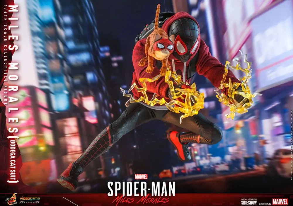 Spider-Man: Miles Morales Videogame Masterpiece Action Figure 1/6 Miles Morales Bodega Cat Suit 29cm product photo