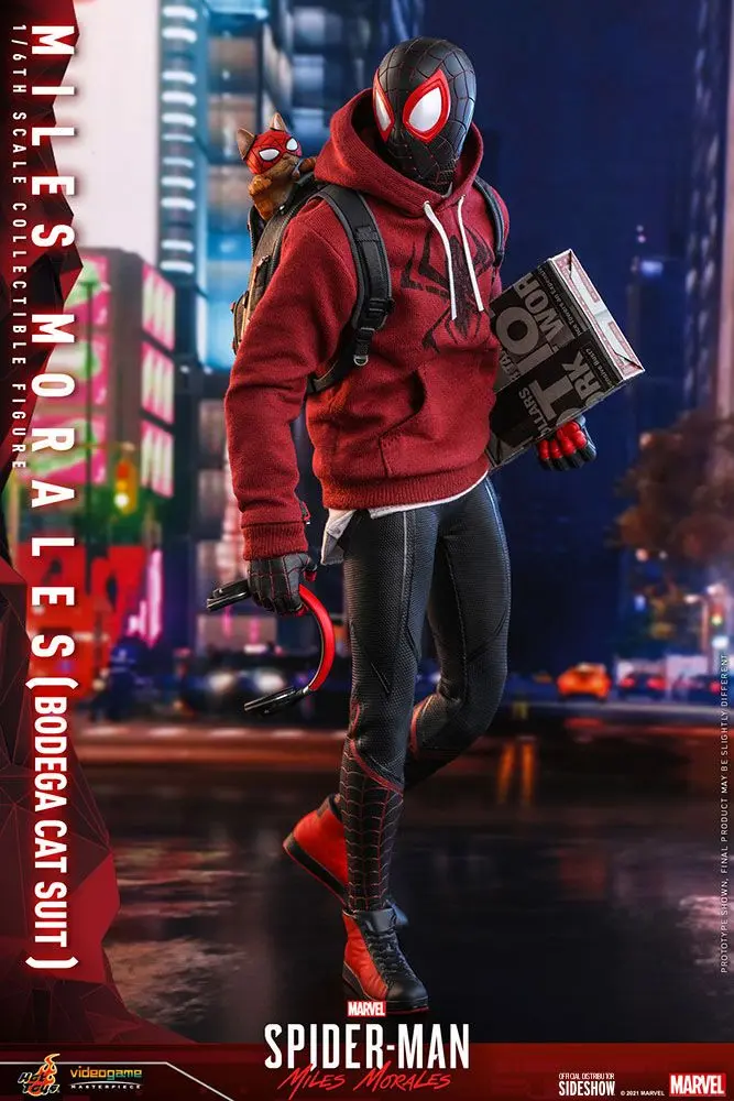 Spider-Man: Miles Morales Videogame Masterpiece Action Figure 1/6 Miles Morales Bodega Cat Suit 29cm product photo