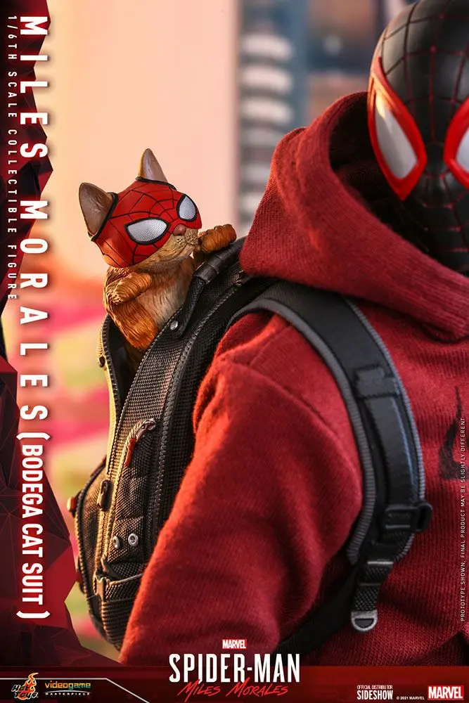 Spider-Man: Miles Morales Videogame Masterpiece Action Figure 1/6 Miles Morales Bodega Cat Suit 29cm product photo