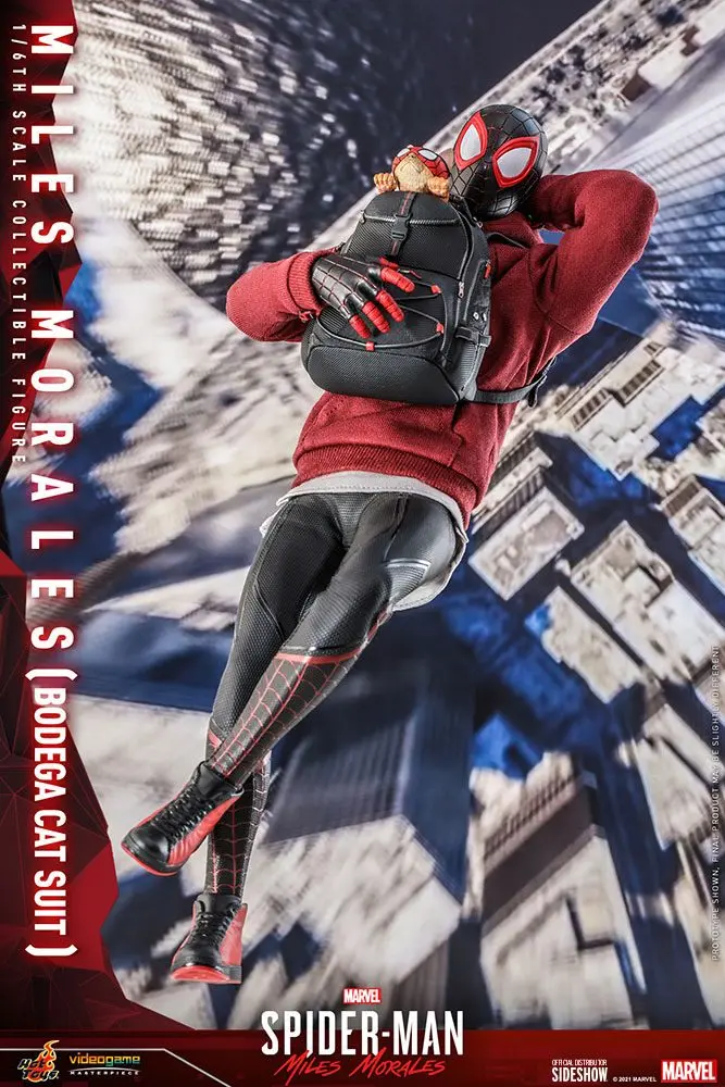 Spider-Man: Miles Morales Videogame Masterpiece Action Figure 1/6 Miles Morales Bodega Cat Suit 29cm product photo