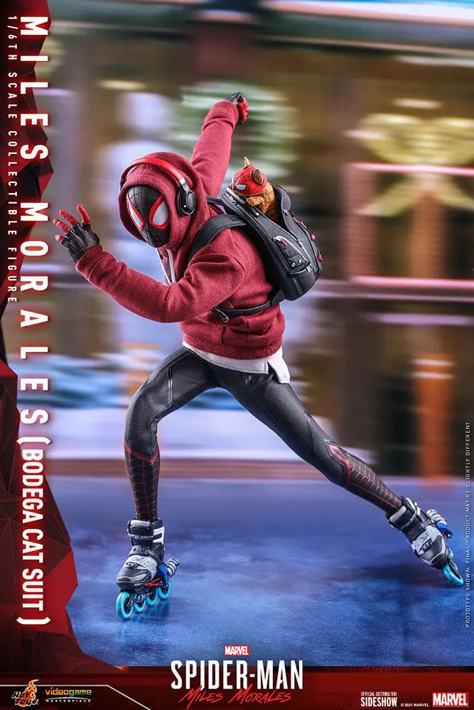 Spider-Man: Miles Morales Videogame Masterpiece Action Figure 1/6 Miles Morales Bodega Cat Suit 29cm product photo