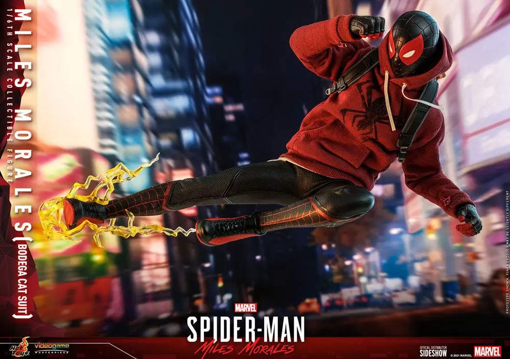 Spider-Man: Miles Morales Videogame Masterpiece Action Figure 1/6 Miles Morales Bodega Cat Suit 29cm product photo