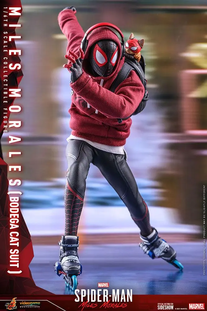 Spider-Man: Miles Morales Videogame Masterpiece Action Figure 1/6 Miles Morales Bodega Cat Suit 29cm product photo