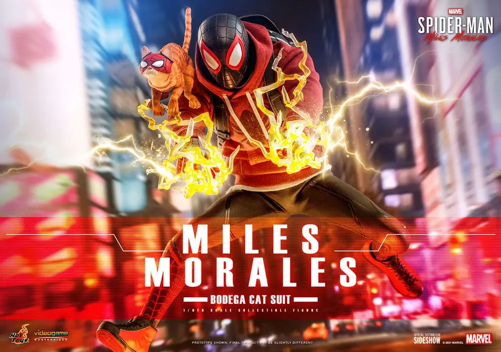 Spider-Man: Miles Morales Videogame Masterpiece Action Figure 1/6 Miles Morales Bodega Cat Suit 29cm product photo