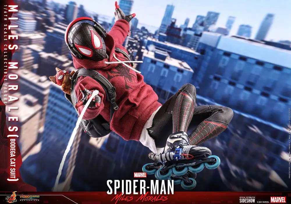Spider-Man: Miles Morales Videogame Masterpiece Action Figure 1/6 Miles Morales Bodega Cat Suit 29cm product photo
