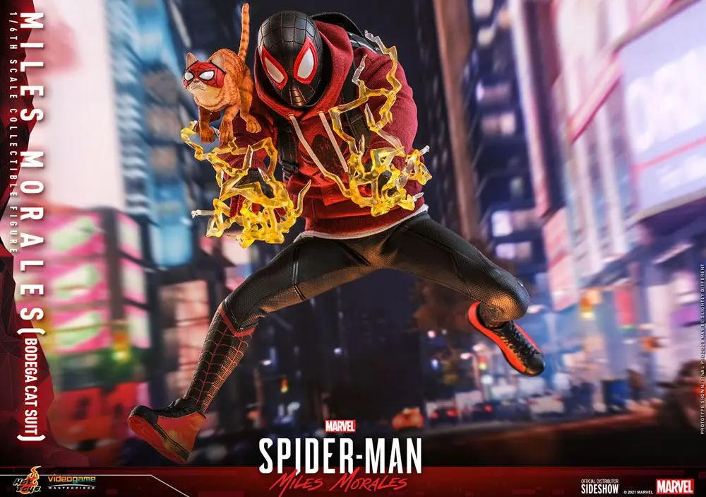 Spider-Man: Miles Morales Videogame Masterpiece Action Figure 1/6 Miles Morales Bodega Cat Suit 29cm product photo