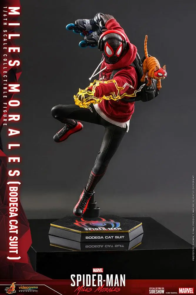 Spider-Man: Miles Morales Videogame Masterpiece Action Figure 1/6 Miles Morales Bodega Cat Suit 29cm product photo