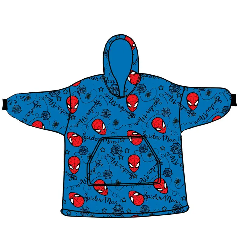 Marvel Spiderman oversize sweatshirt coat adult coral product photo