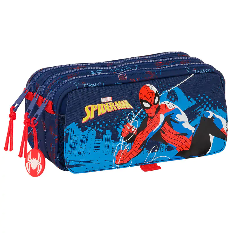 Marvel Spiderman Neon triple pencil case product photo