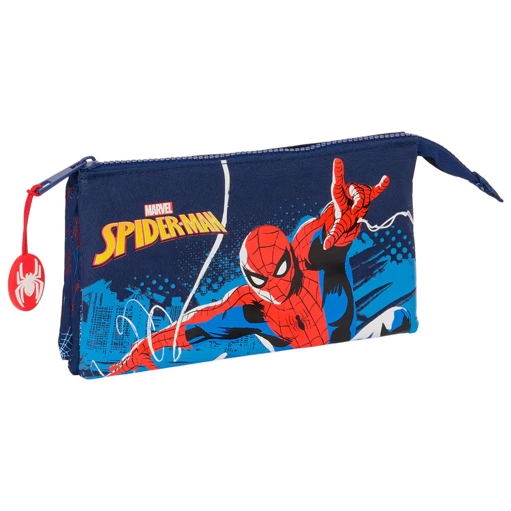 Marvel Spiderman Neon triple pencil case product photo