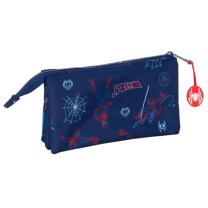 Marvel Spiderman Neon triple pencil case product photo