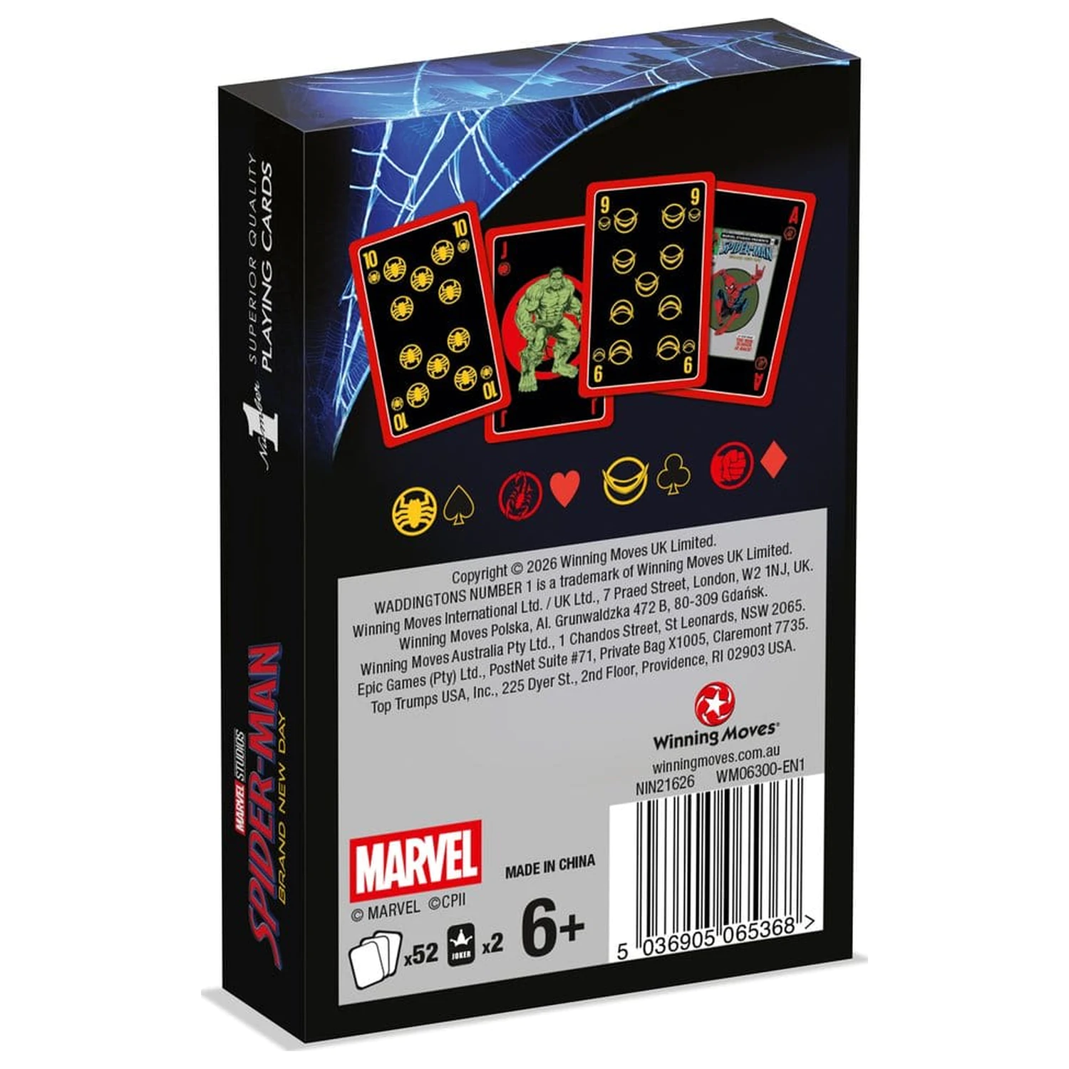 Spider-Man No.1 Playing Cards  *German* product photo