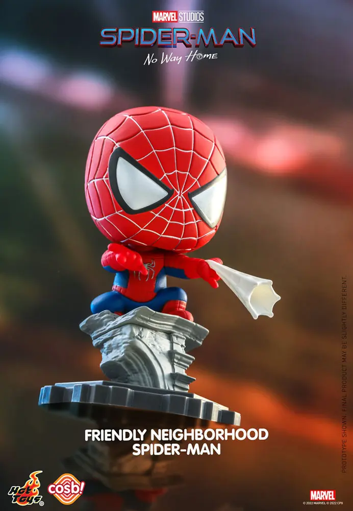 Spider-Man: No Way Home Cosbi Mini Figure Friendly Neighborhood Spider-Man 8 cm product photo