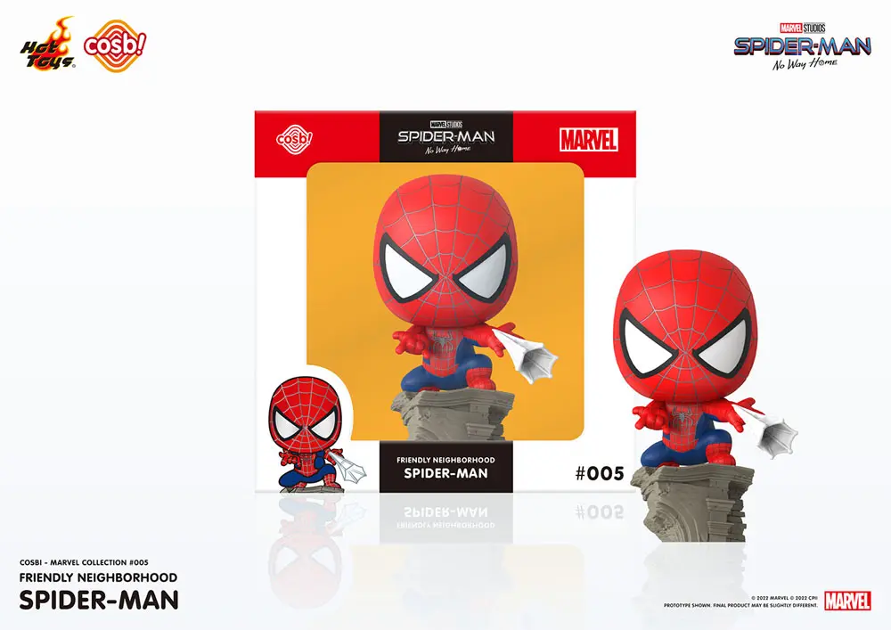 Spider-Man: No Way Home Cosbi Mini Figure Friendly Neighborhood Spider-Man 8 cm product photo