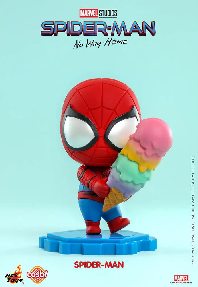 Spider-Man: No Way Home Cosbi Mini Figure Spider-Man (Ice Cream) 8 cm product photo