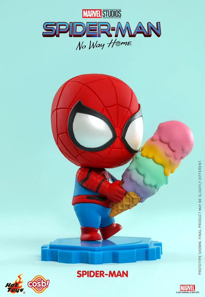Spider-Man: No Way Home Cosbi Mini Figure Spider-Man (Ice Cream) 8 cm product photo