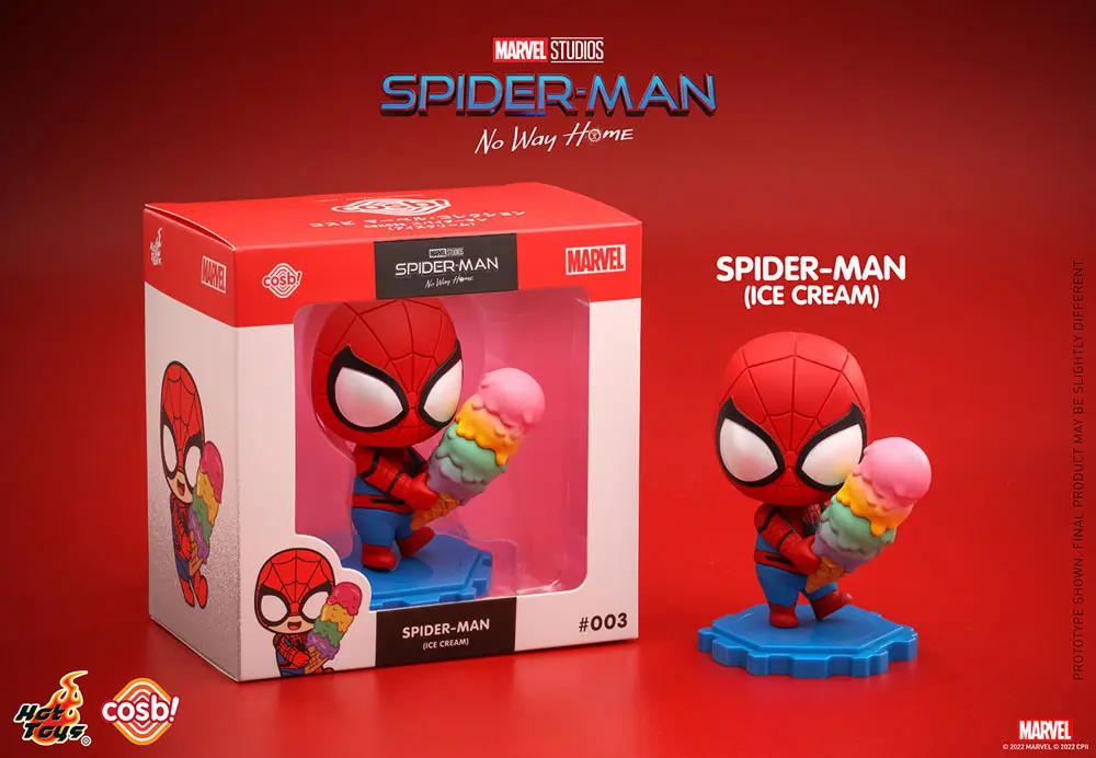 Spider-Man: No Way Home Cosbi Mini Figure Spider-Man (Ice Cream) 8 cm product photo