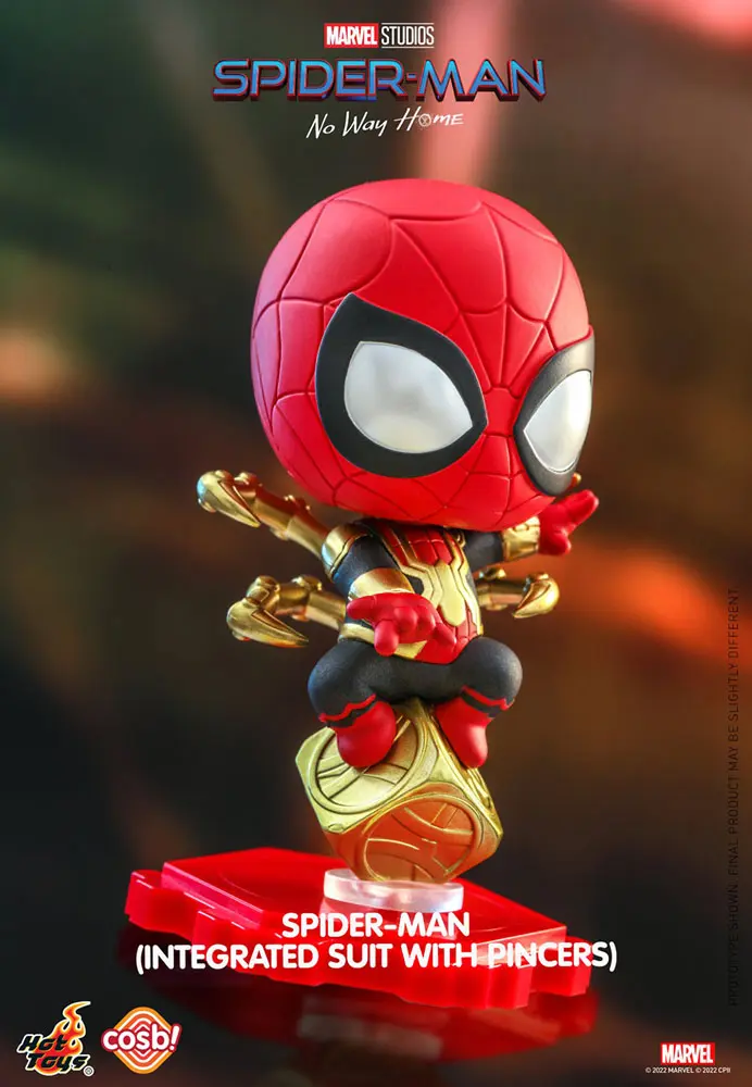 Spider-Man: No Way Home Cosbi Mini Figure Spider-Man (Integrated Suit) 8 cm product photo