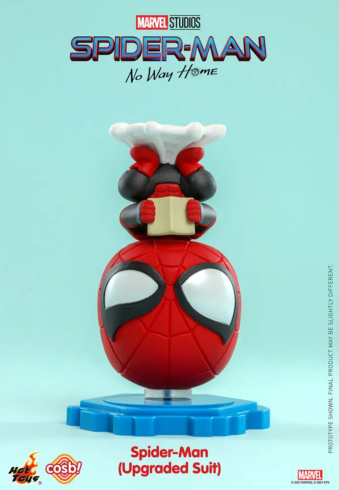 Spider-Man: No Way Home Cosbi Mini Figure Spider-Man (Upgraded Suit) 8 cm product photo
