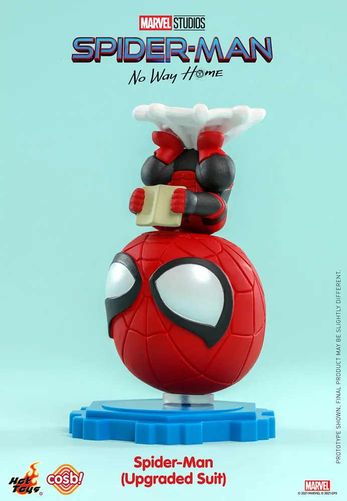 Spider-Man: No Way Home Cosbi Mini Figure Spider-Man (Upgraded Suit) 8 cm product photo