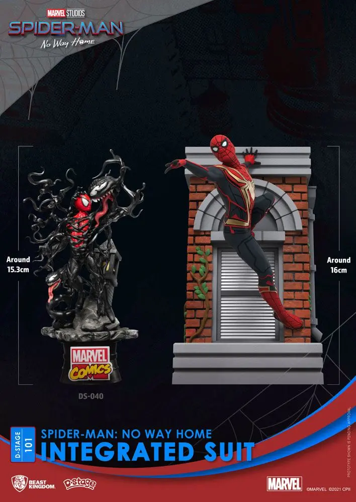Spider-Man: No Way Home D-Stage PVC Diorama Spider-Man Integrated Suit 16 cm product photo