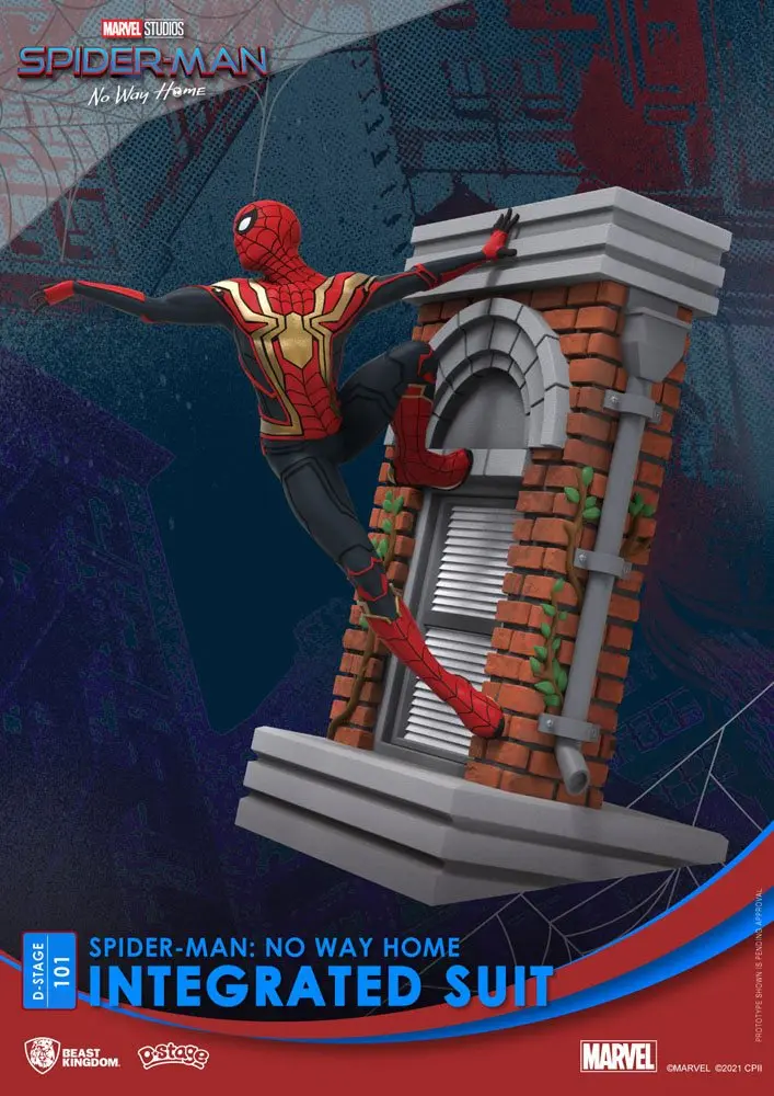 Spider-Man: No Way Home D-Stage PVC Diorama Spider-Man Integrated Suit 16 cm product photo