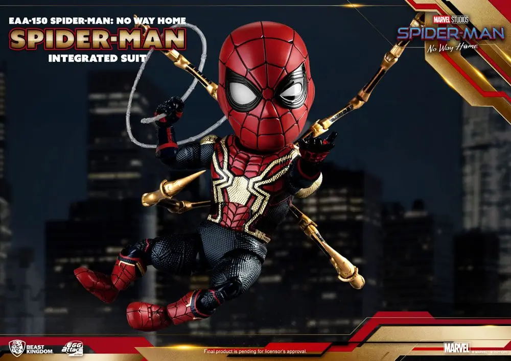Spider-Man: No Way Home Egg Attack Action Figure Spider-Man Integrated Suit 17 cm termékfotó