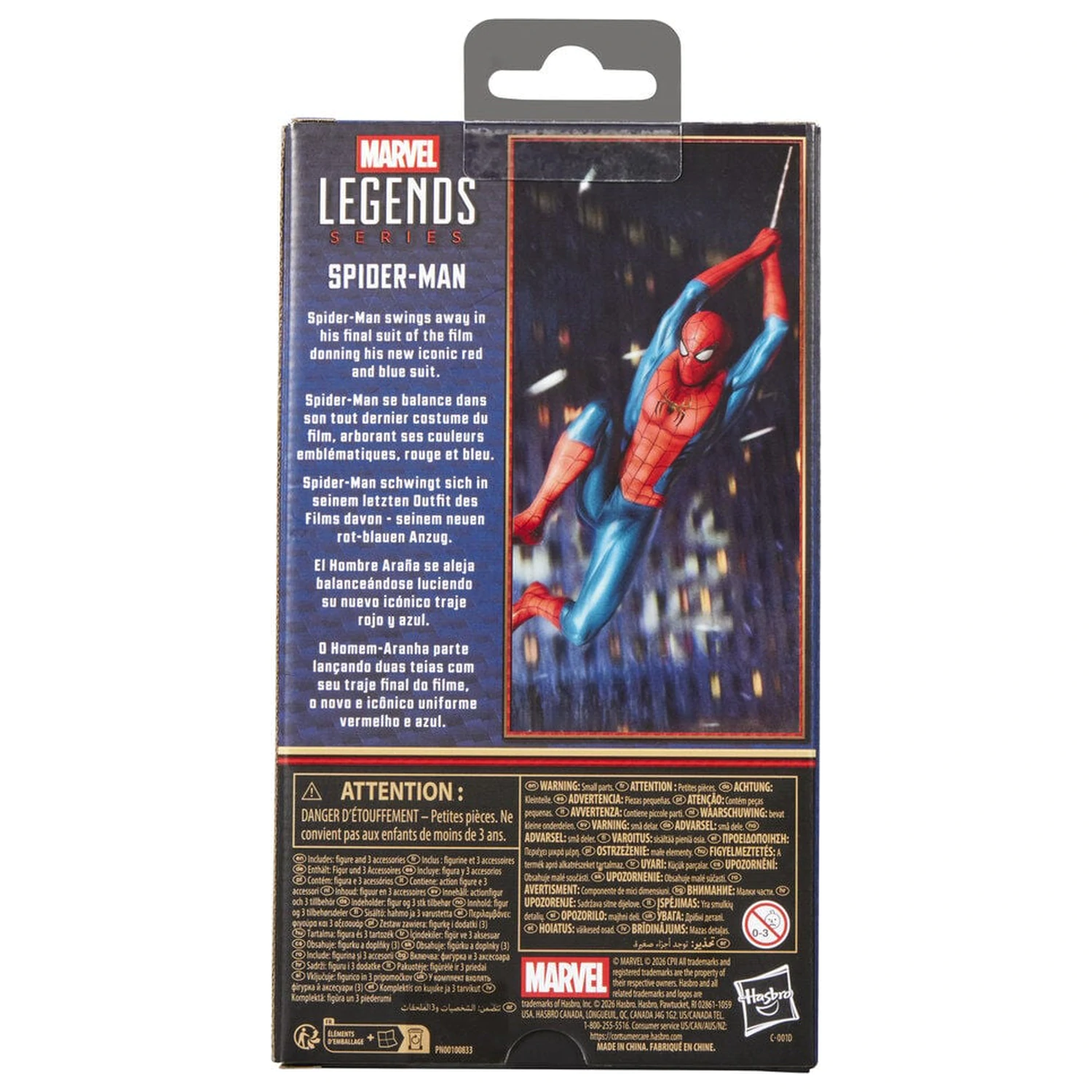 Spider-Man No Way Home Marvel Legends Series Spider-Man figure 15cm product photo