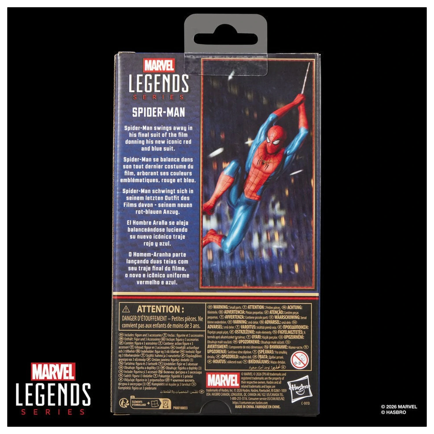 Spider-Man No Way Home Marvel Legends Series Spider-Man figure 15cm product photo