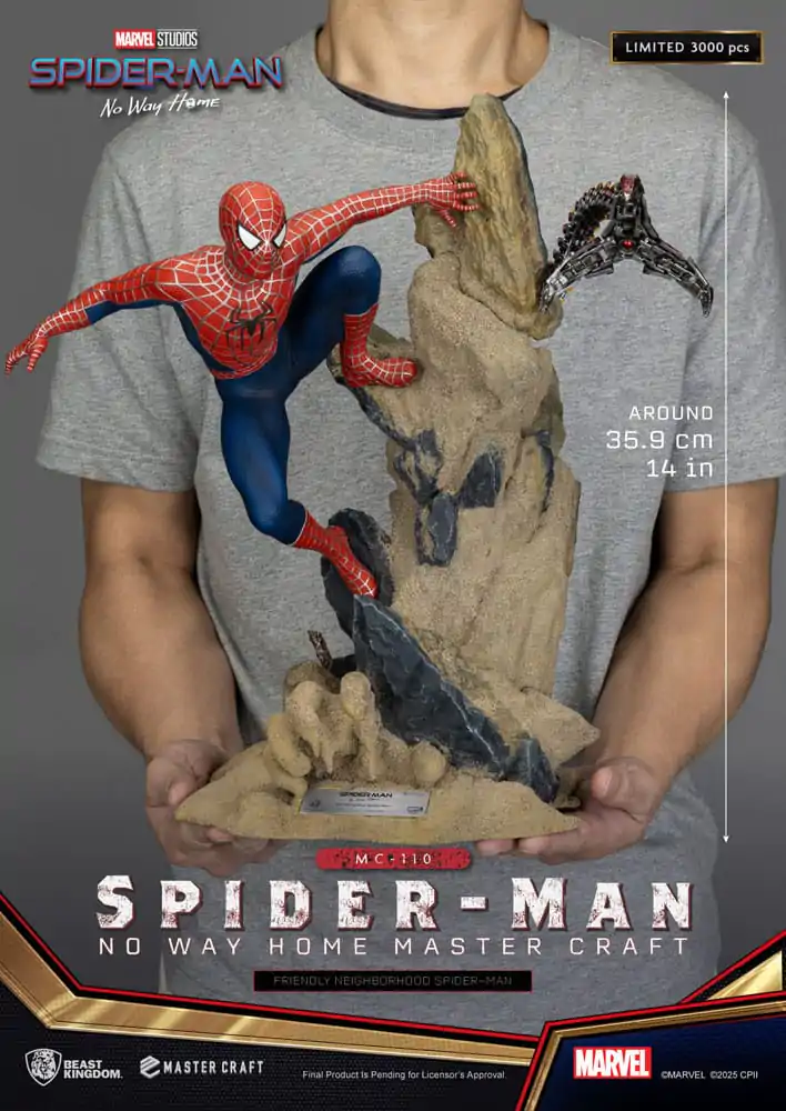 Spider-Man: No Way Home Master Craft Statue Friendly Neighborhood Spider-Man 36 cm product photo