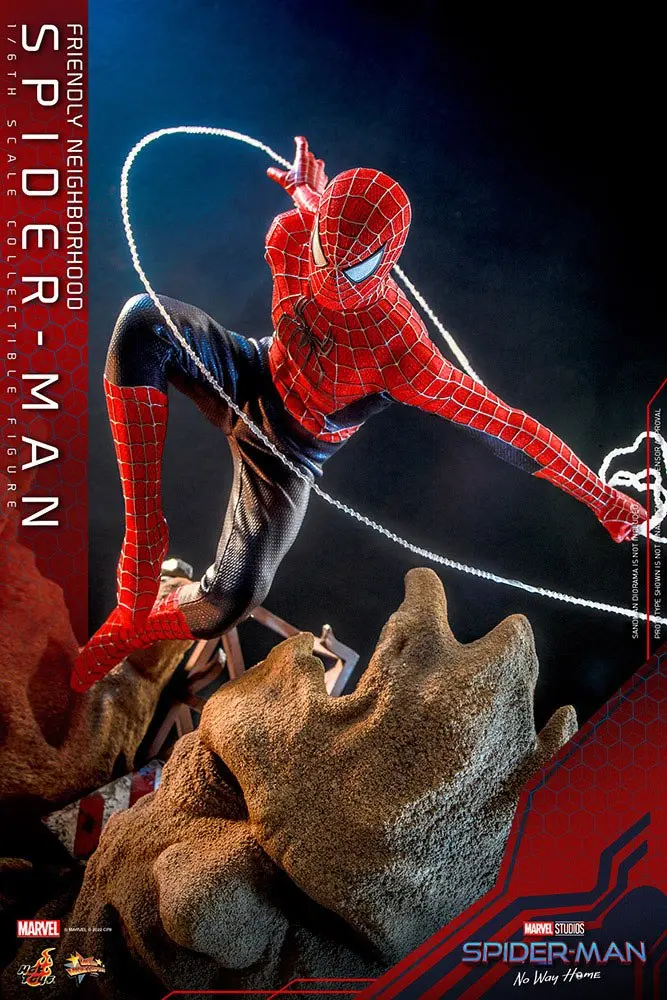 Spider-Man: No Way Home Movie Masterpiece Action Figure 1/6 Friendly Neighborhood Spider-Man 30 cm product photo