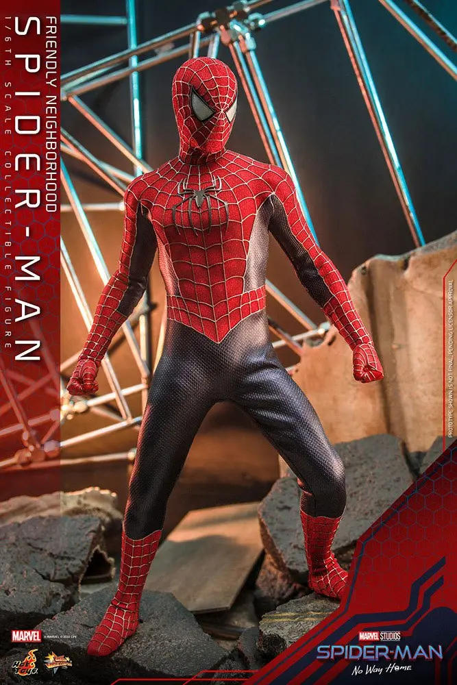 Spider-Man: No Way Home Movie Masterpiece Action Figure 1/6 Friendly Neighborhood Spider-Man 30 cm product photo