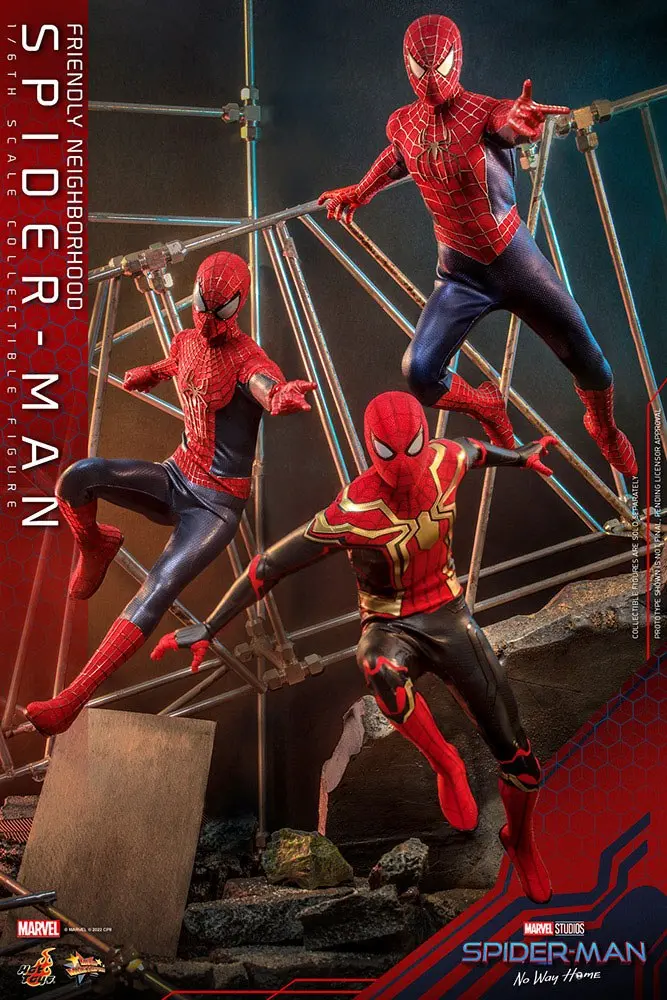 Spider-Man: No Way Home Movie Masterpiece Action Figure 1/6 Friendly Neighborhood Spider-Man 30 cm product photo