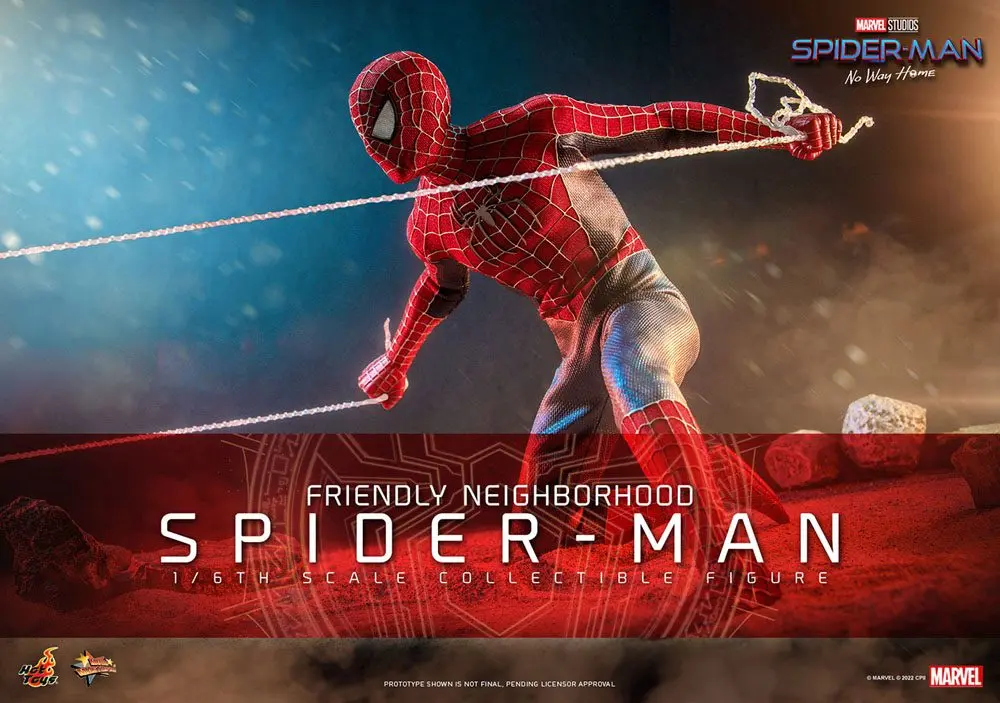 Spider-Man: No Way Home Movie Masterpiece Action Figure 1/6 Friendly Neighborhood Spider-Man 30 cm product photo