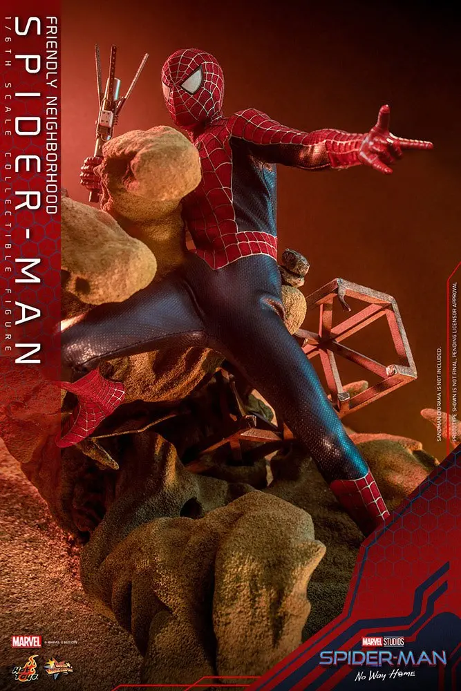 Spider-Man: No Way Home Movie Masterpiece Action Figure 1/6 Friendly Neighborhood Spider-Man 30 cm product photo