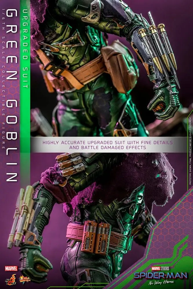 Spider-Man: No Way Home Movie Masterpiece Action Figure 1/6 Green Goblin (Upgraded Suit) 30 cm product photo