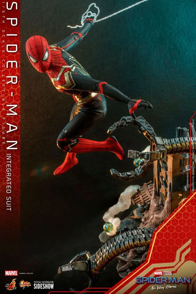 Spider-Man: No Way Home Movie Masterpiece Action Figure 1/6 Spider-Man (Integrated Suit) 29 cm product photo