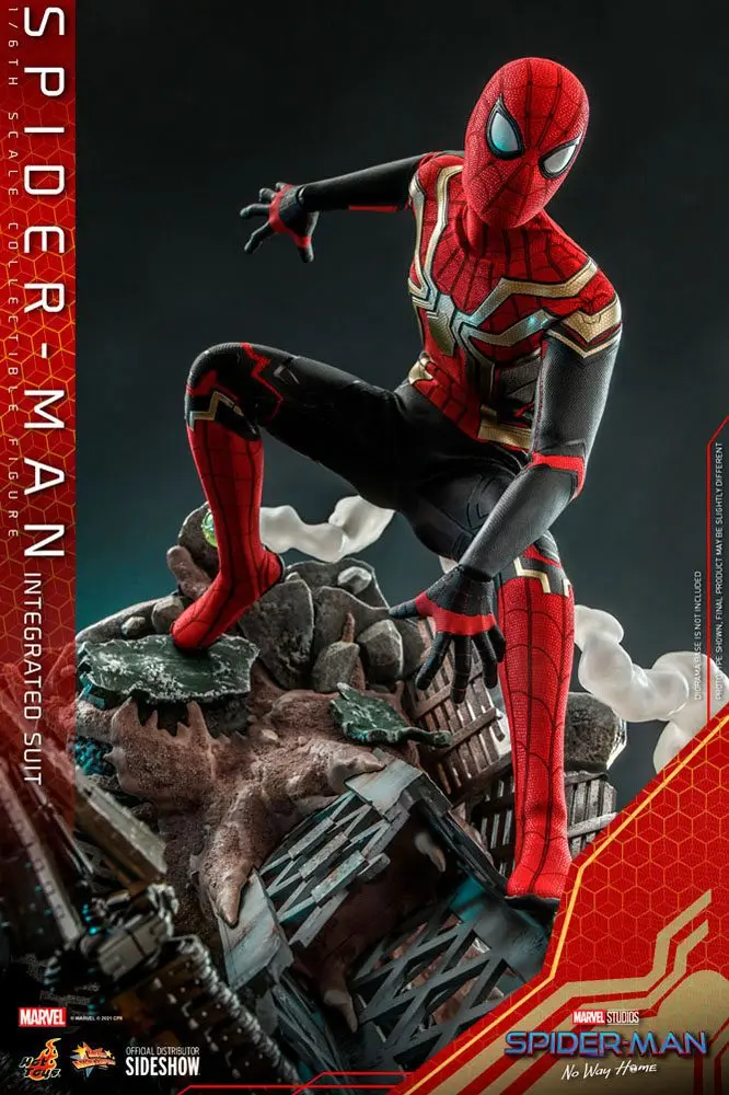 Spider-Man: No Way Home Movie Masterpiece Action Figure 1/6 Spider-Man (Integrated Suit) 29 cm product photo