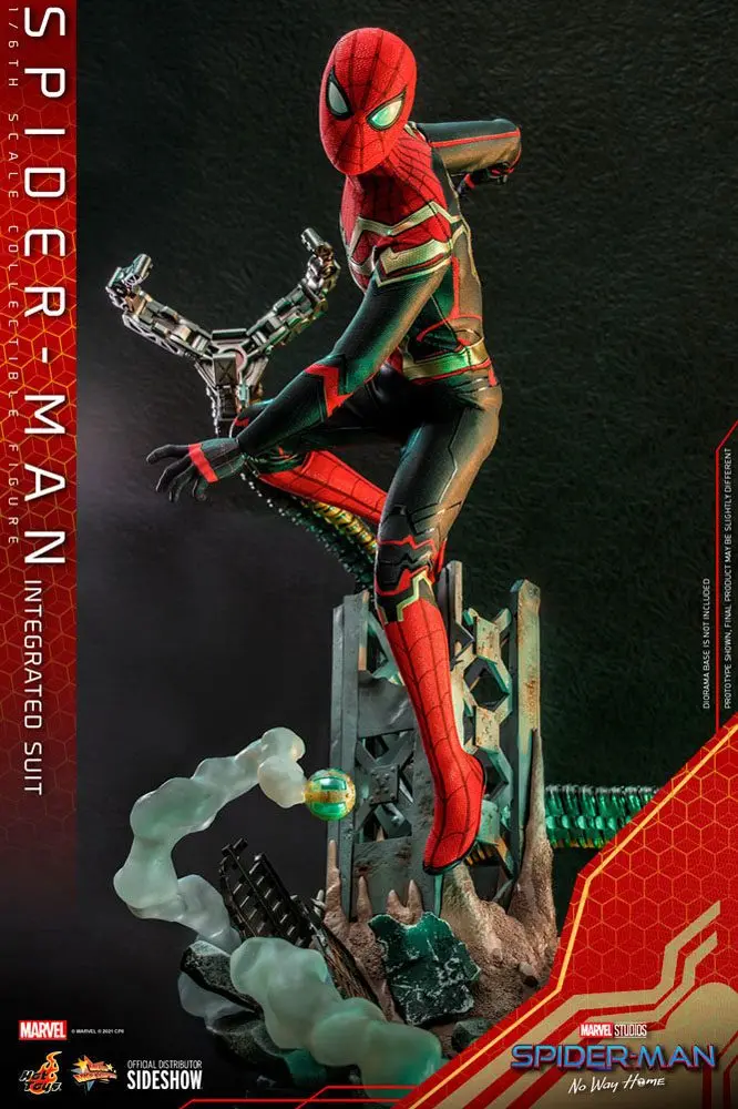 Spider-Man: No Way Home Movie Masterpiece Action Figure 1/6 Spider-Man (Integrated Suit) 29 cm product photo