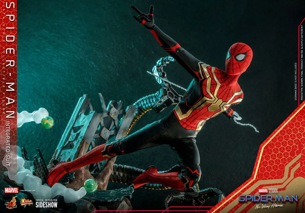 Spider-Man: No Way Home Movie Masterpiece Action Figure 1/6 Spider-Man (Integrated Suit) 29 cm product photo