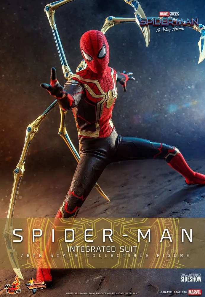 Spider-Man: No Way Home Movie Masterpiece Action Figure 1/6 Spider-Man (Integrated Suit) 29 cm product photo