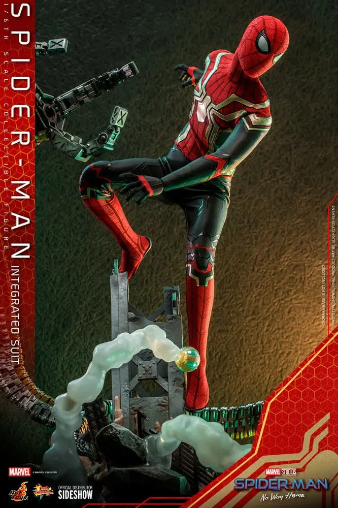 Spider-Man: No Way Home Movie Masterpiece Action Figure 1/6 Spider-Man (Integrated Suit) 29 cm product photo