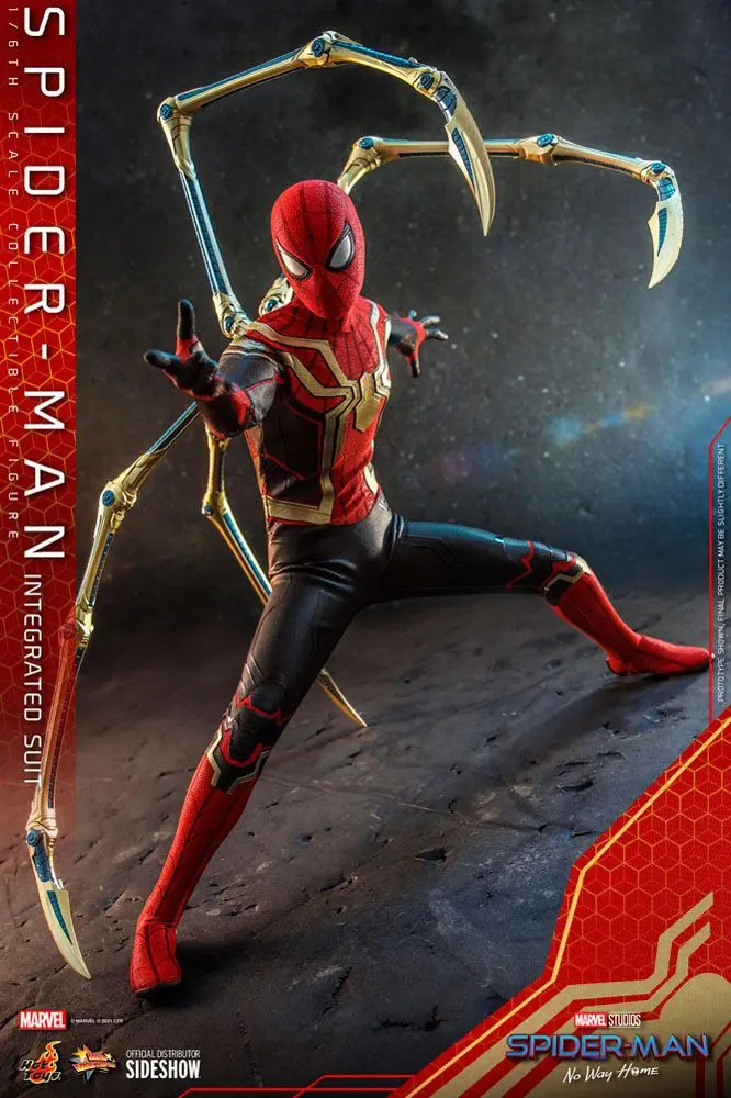 Spider-Man: No Way Home Movie Masterpiece Action Figure 1/6 Spider-Man (Integrated Suit) 29 cm product photo