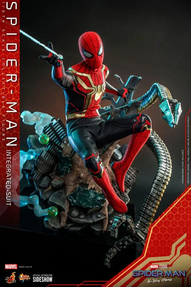 Spider-Man: No Way Home Movie Masterpiece Action Figure 1/6 Spider-Man (Integrated Suit) 29 cm product photo