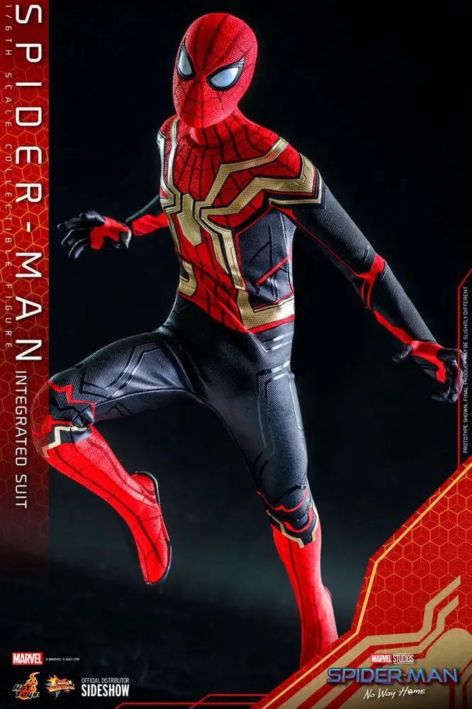 Spider-Man: No Way Home Movie Masterpiece Action Figure 1/6 Spider-Man (Integrated Suit) 29 cm product photo