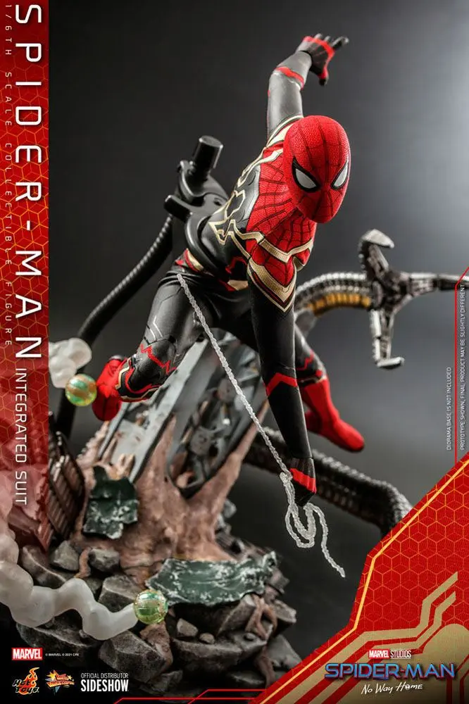 Spider-Man: No Way Home Movie Masterpiece Action Figure 1/6 Spider-Man (Integrated Suit) 29 cm product photo