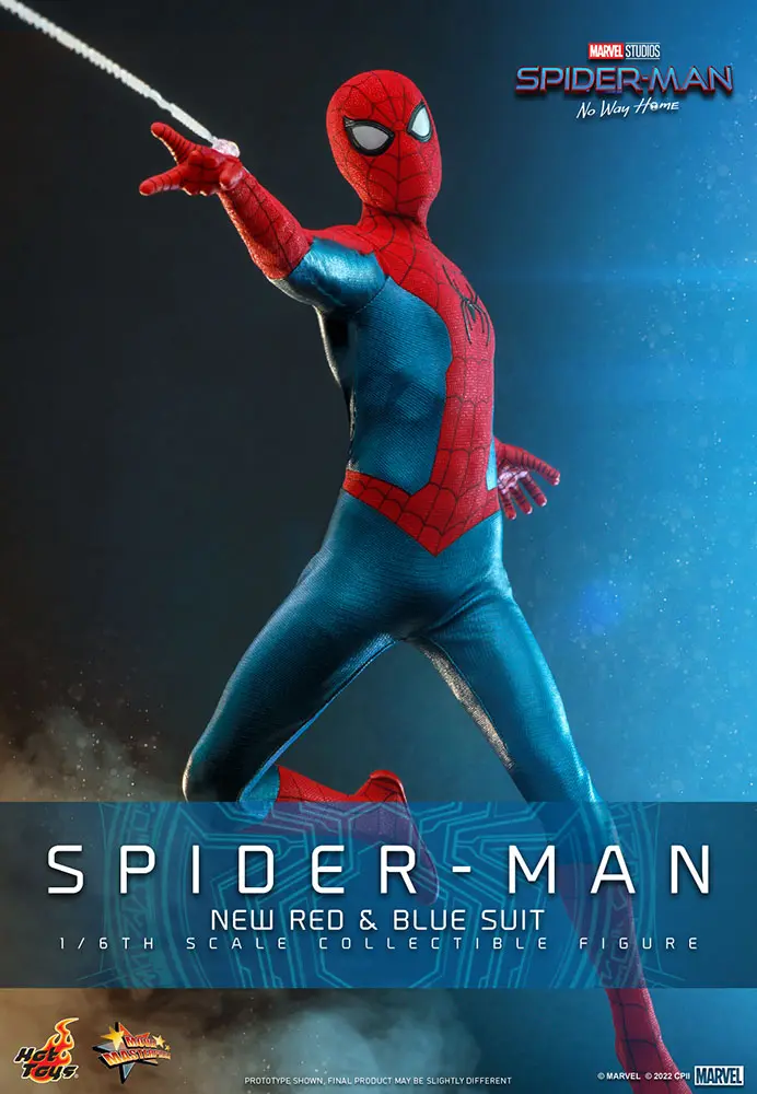 Spider-Man: No Way Home Movie Masterpiece Action Figure 1/6 Spider-Man (New Red and Blue Suit) 28 cm product photo