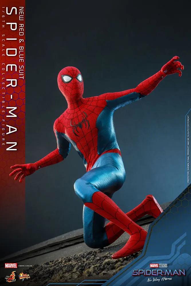 Spider-Man: No Way Home Movie Masterpiece Action Figure 1/6 Spider-Man (New Red and Blue Suit) 28 cm product photo