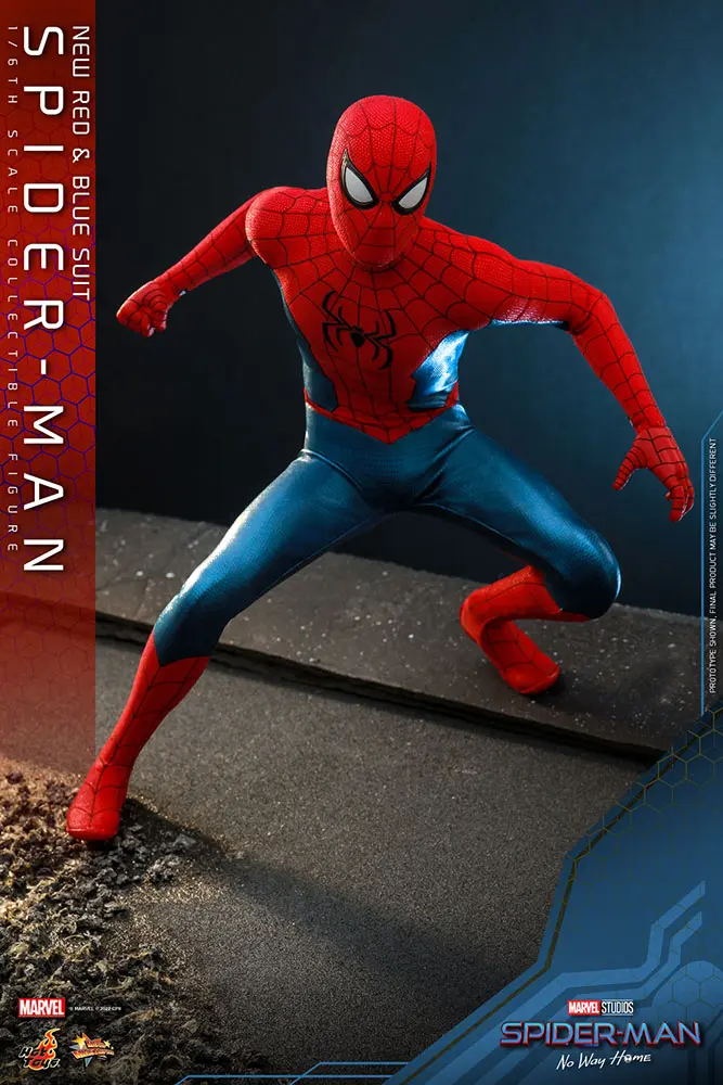 Spider-Man: No Way Home Movie Masterpiece Action Figure 1/6 Spider-Man (New Red and Blue Suit) 28 cm product photo